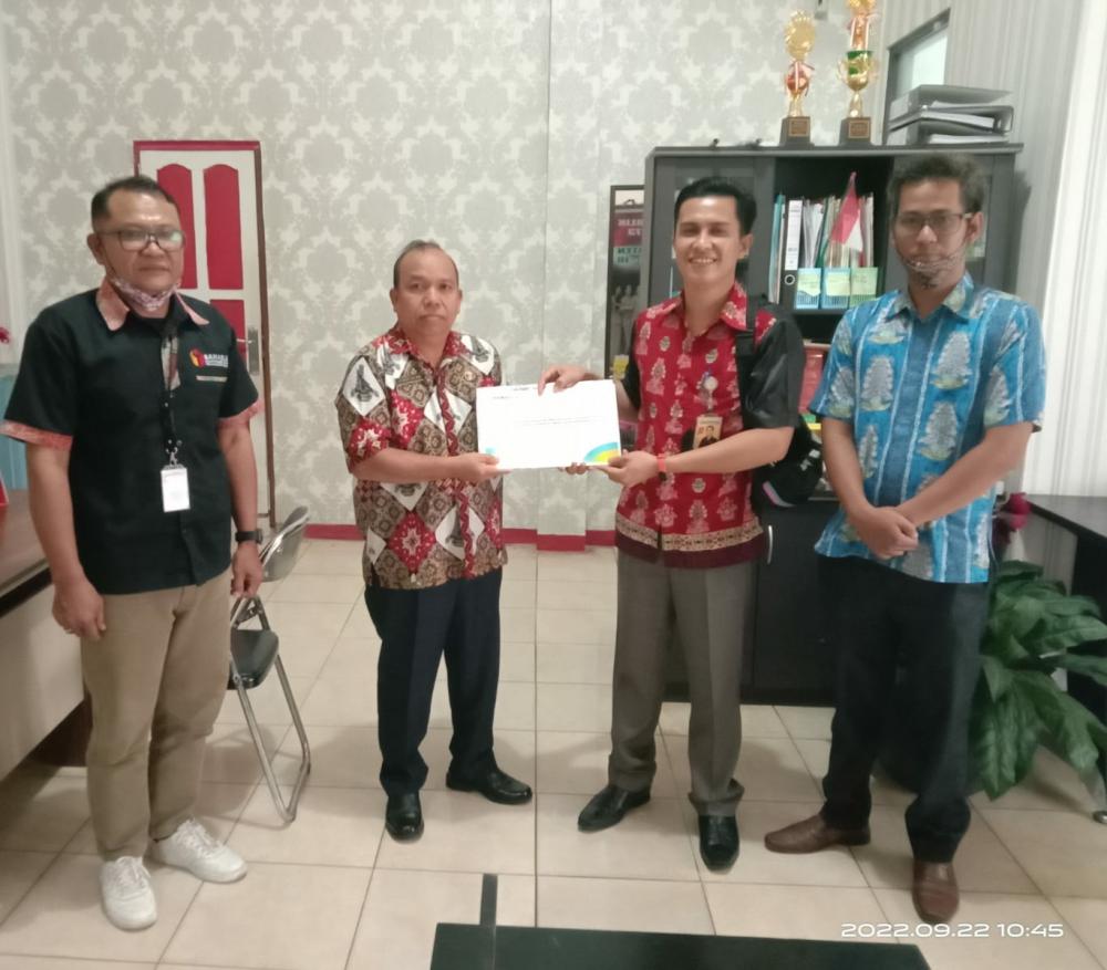Bawaslu Bartim Serahkan Rencana Anggaran Biaya (RAB) Untuk Pilkada Serentak Tahun 2024