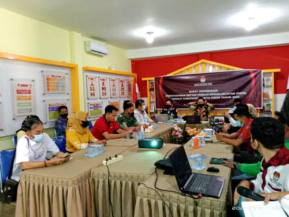 Bawaslu Bartim Hadiri Rakor Lanjutan PDPB oleh KPU Bartim Bersama Stakeholder