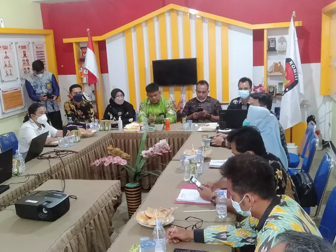 Bawaslu Bartim Ikuti Rakor DPB Wilayah Perbatasan di KPU Bartim