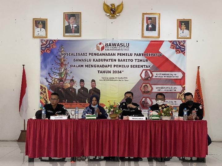 Bawaslu Bartim Kembali Laksanakan Sosialisasi Pengawasan Pemilu Partisipatif Tahun 2022