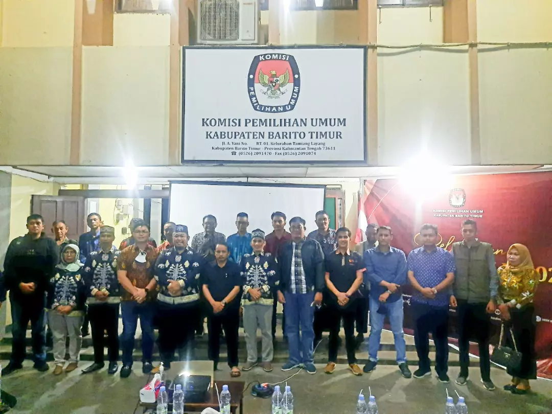 Bawaslu Bartim hadiri Peluncuran Tahapan Pemilu Tahun 2024