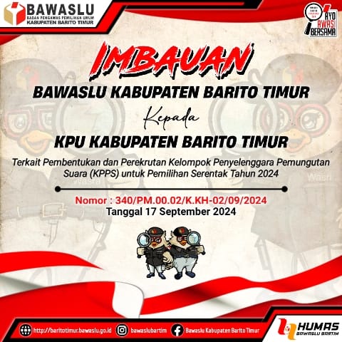 imbauan bawaslu prekrutan kpps