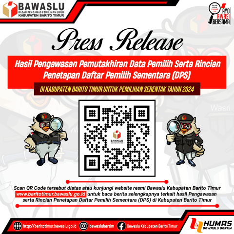 Rincian Penetapan DPS Kabupaten Barito Timur