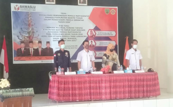 Bawaslu Bartim Adakan Giat Sosialisasi Pengawasan Pemilu Partisipatif Tahun 2022 