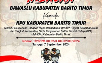 imbauan bawaslu bartim